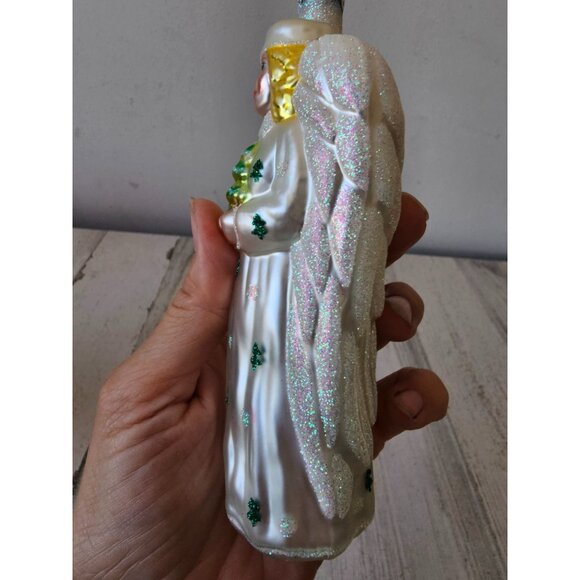 Patricia breen noel Angel cherub tree ornament glitter Xmas tree - Picture 5 of 9
